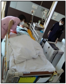 除圧グローブで除圧